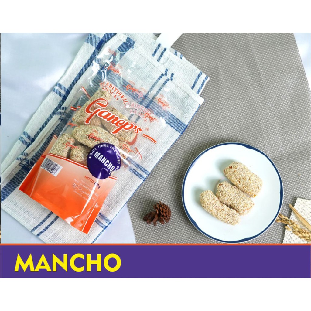 

Kue Mancho Selimut Wijen Jajanan Istimewa Ganeps Traditional Snack