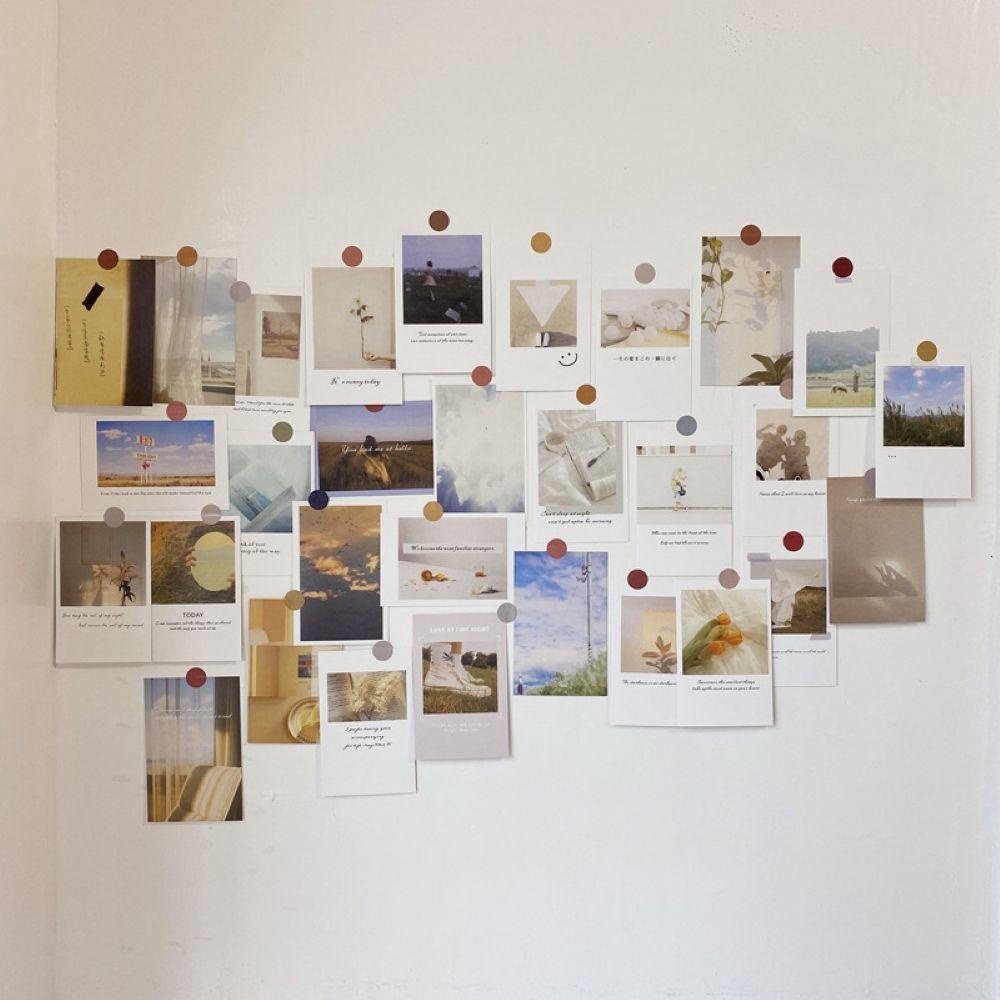 Populer 30lembar Postcard DIY Wall Art Dekorasi Kamar Gambar Aesthetic