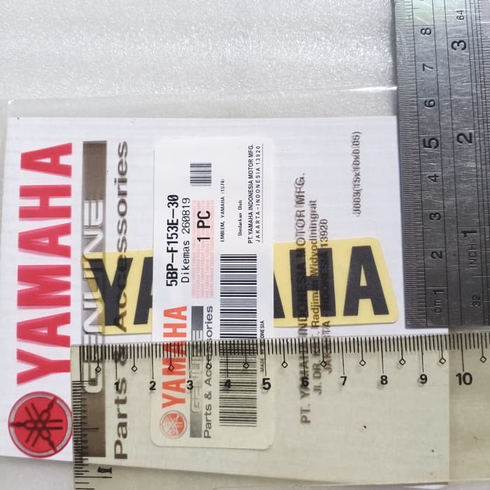 Stiker Logo Yamaha Pad Body Buntut scorpio Z ori YGP 5BP-F153E-30