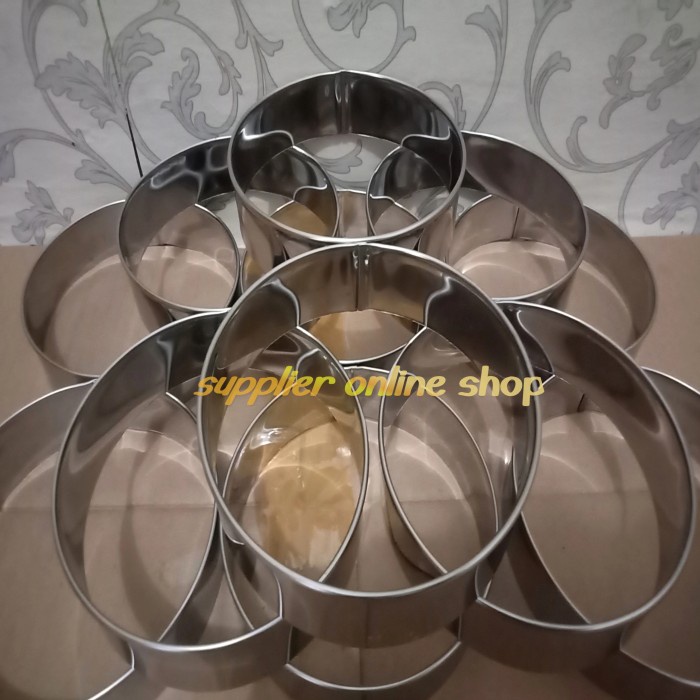 ring roti bulat - ring roti burger 10x3cm