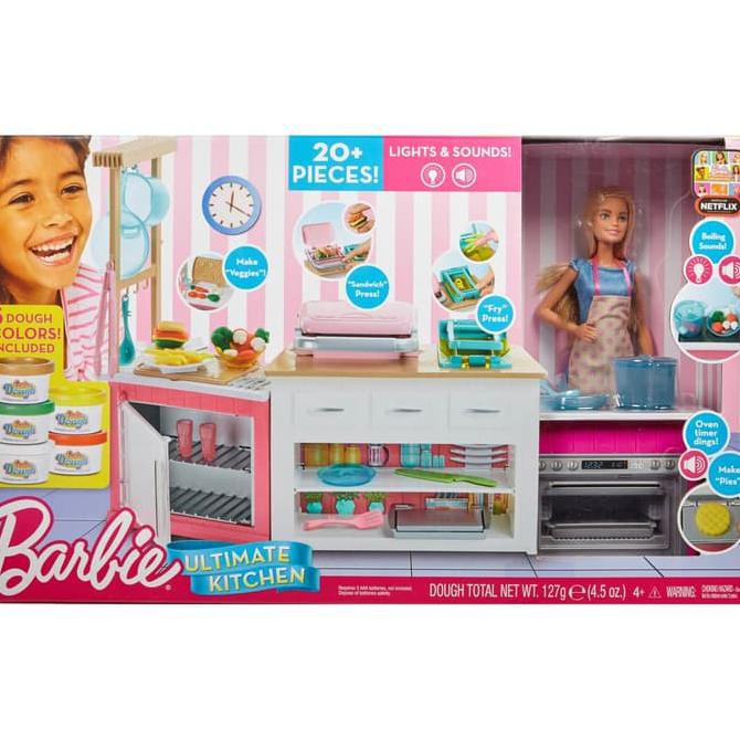 barbie kitchen with play doh