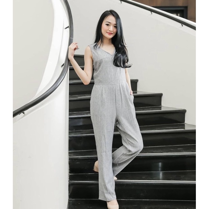 Jumpsuit Panjang Lengan Buntung Import Bangkok (B-14)