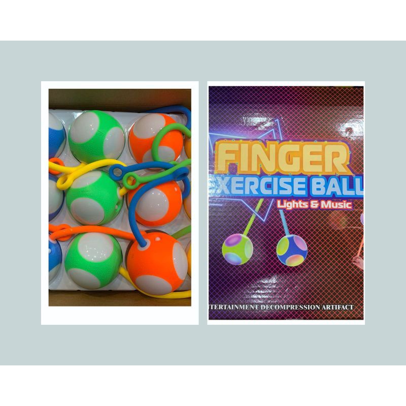 Mainan bola  yoyo bercahaya dan bersuara..