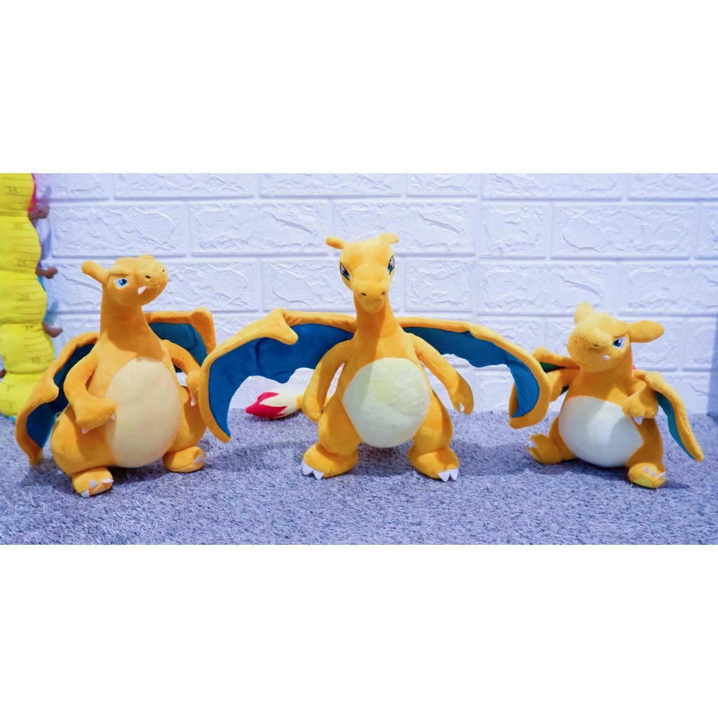 boneka pokemon charizard evolution charizard