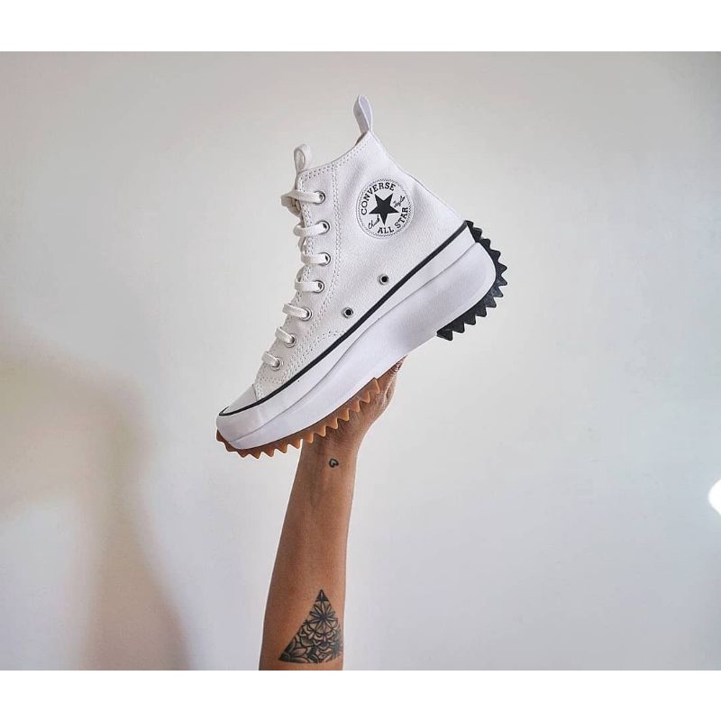 Converse Run Star Hike High White