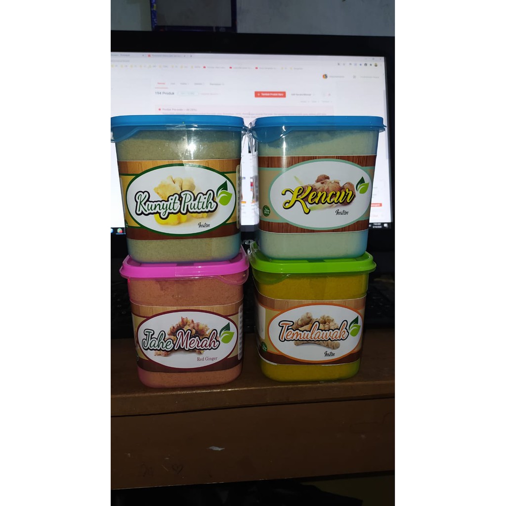 Bubuk Kunyit Putih Instan 500 gram