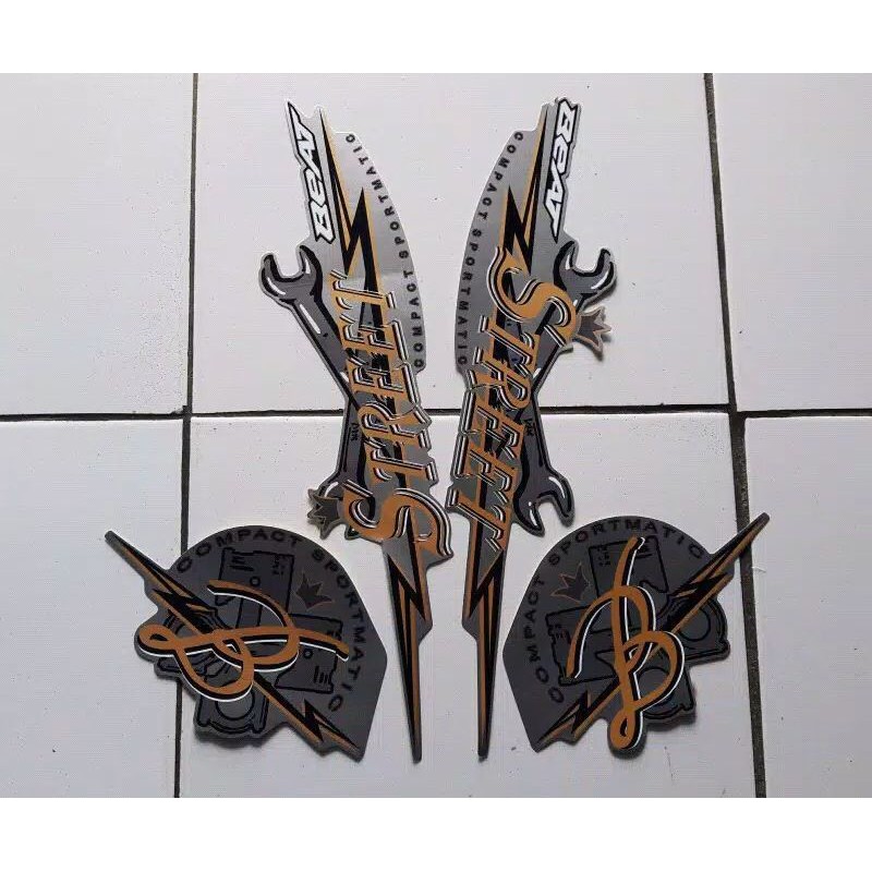 Striping Sticker Ori Honda Beat Street Tahun 2020