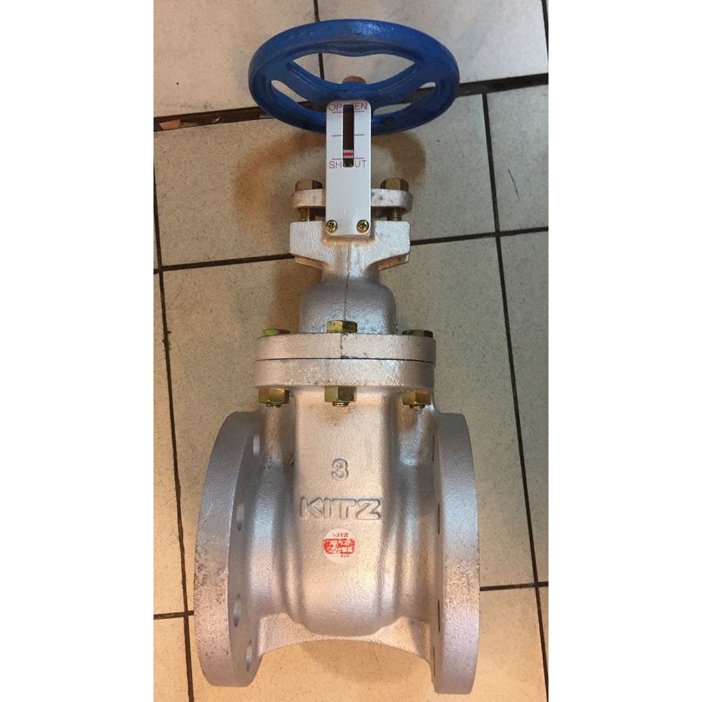 3 Inch Gate Valve Kitz Cast Iron Jis 10k Shopee Indonesia 6862