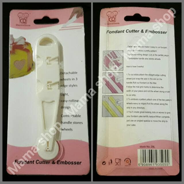 

KUE-PENGHIAS-ALAT- FONDANT CUTTER LIKE PIZZA CUTTER ALAT POTONG FONDANT TOOL -ALAT-PENGHIAS-KUE.