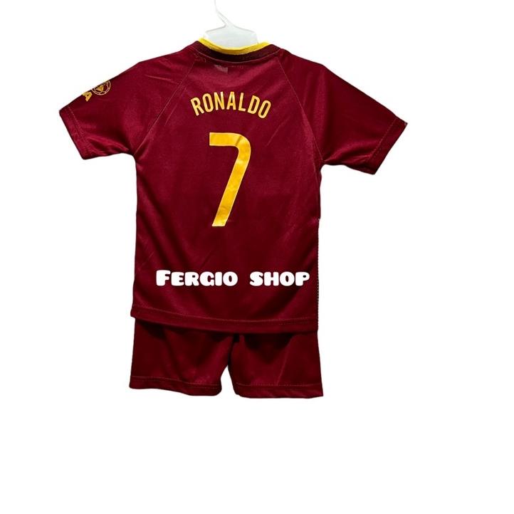Harga Kompetitif--baju bola anak Portugal/ setelan bola anak Portugal/ kaos futsal anak/ jersey bola