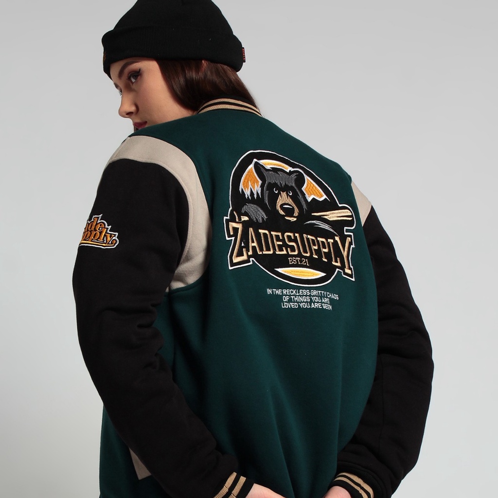 Varsity Jacket HITAM HIJAU Jaket Varsity Pria Premium HITAM BIRU Nascar Varsity Baseball  MARON HITA