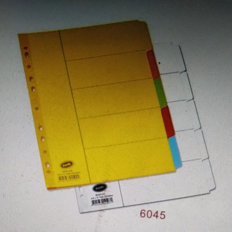 

Divider 6045 bantex a4