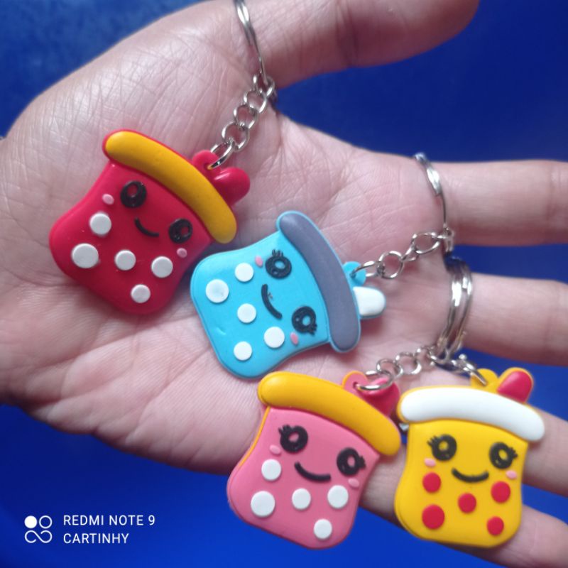 gantungan kunci keychain boba per gros 144pc#cartinhy