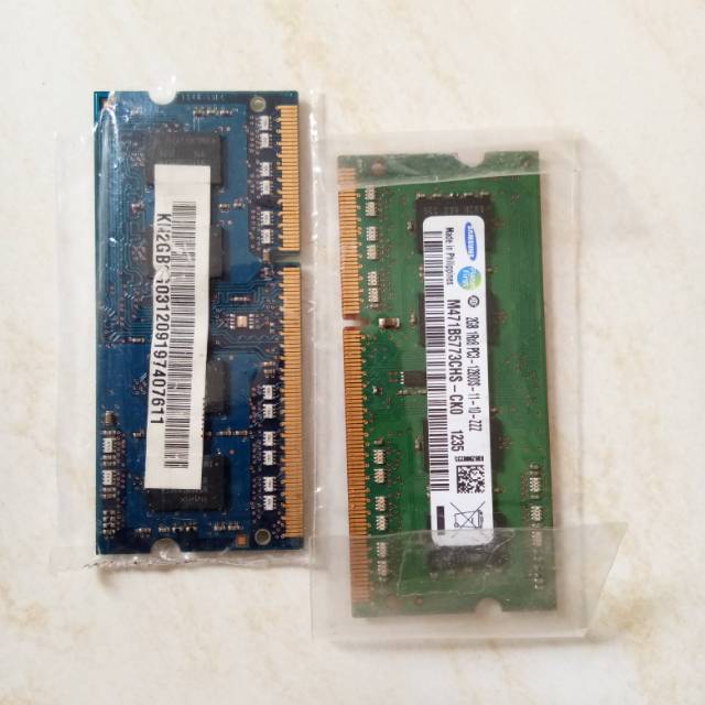 RAM laptop 2GB plus 2GB
