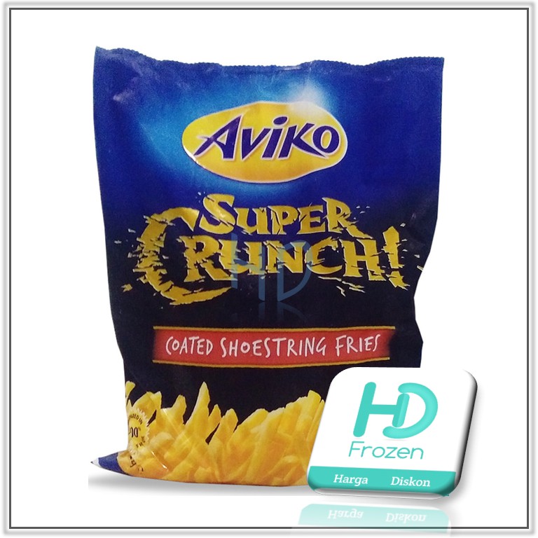 AVIKO Super Crunch 750gr / Butter Coated Shoestring Fries / Kentang Keju