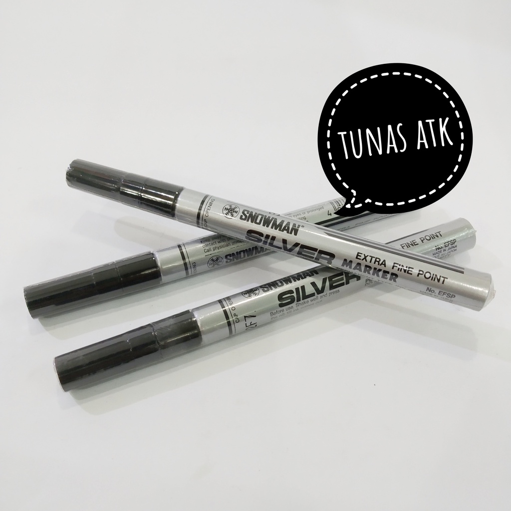 

SNOWMAN SILVER MARKER NO. EFSP ( EXTRA FINE POINT)