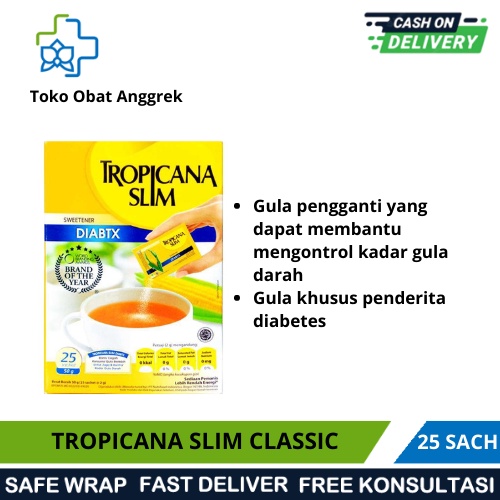 

TROPICANA DIABETICS ISI 25 SACHET / GULA PENGGANTI PENDERITA DIABETES