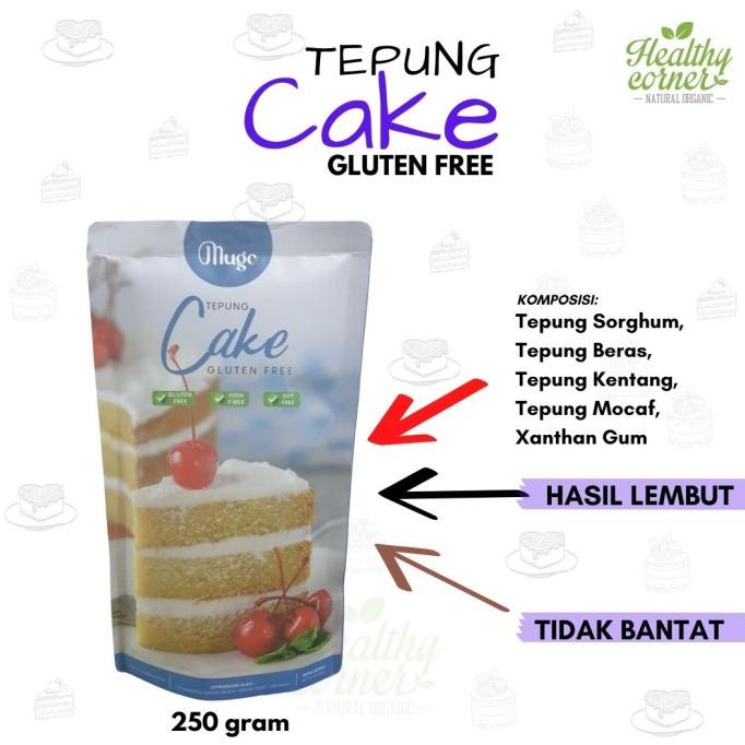 

[[COD]] Mugo - Tepung Cake Gluten Free Premix Siap Pakai 250 g NEW Kode 931