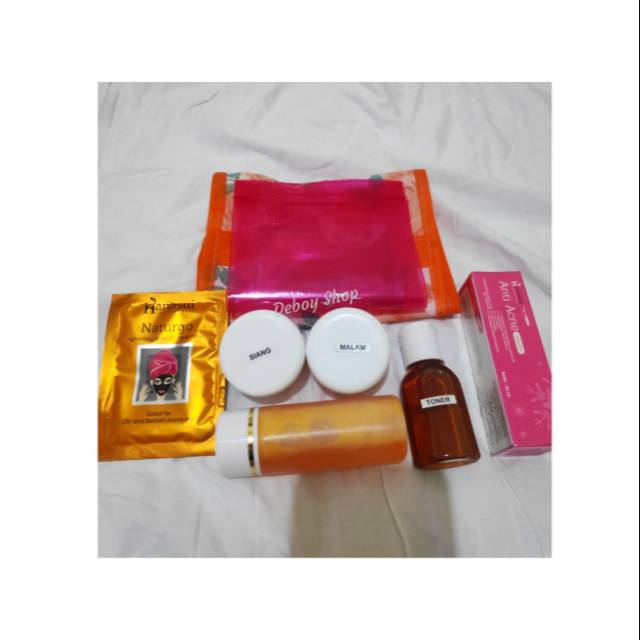 Paket Lengkap Hn Original 15gr Plus Serum Anti Acne