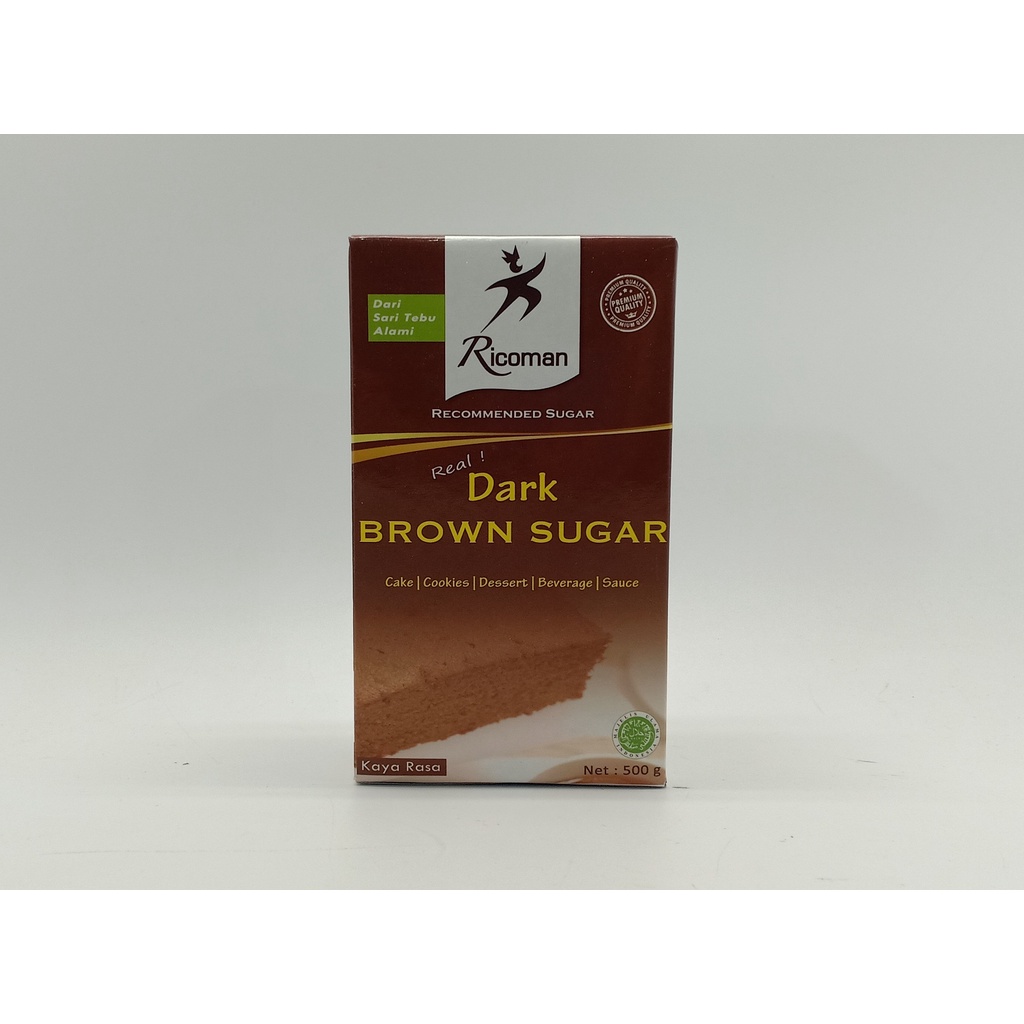 

RICOMAN DARK BROWN SUGAR 500GR