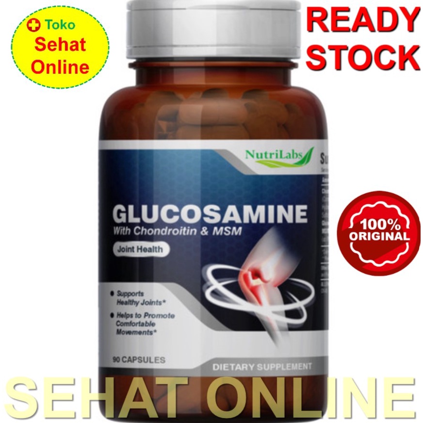 Nutrilabs Glucosamine with Chondroitin &amp; MSM 90 Kapsul