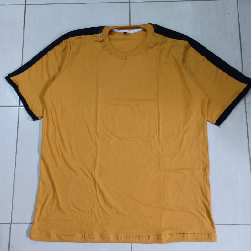 kaos kombinasi basic taping polos size S-5XL