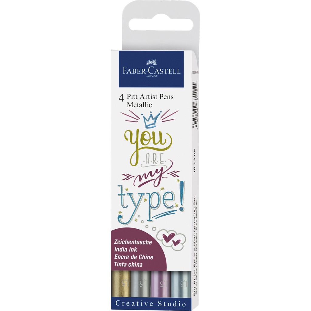 

Faber-Castell | Pitt Artist Pen Metalic Set 4