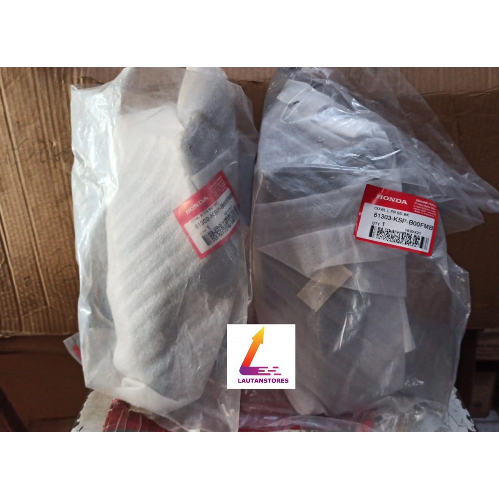 61302-KSP-B00FMB 61303-KSP-B00FMB Kuping Lampu MegaPro MonoShock Kiri Kanan HITAM