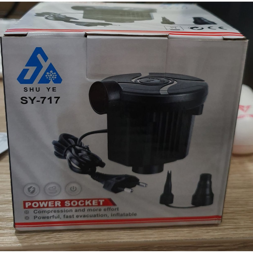 POMPA ANGIN LISTRIK ELEKTRIC AIR PUMP MULTIFUNGSI SERBAGUNA SY717