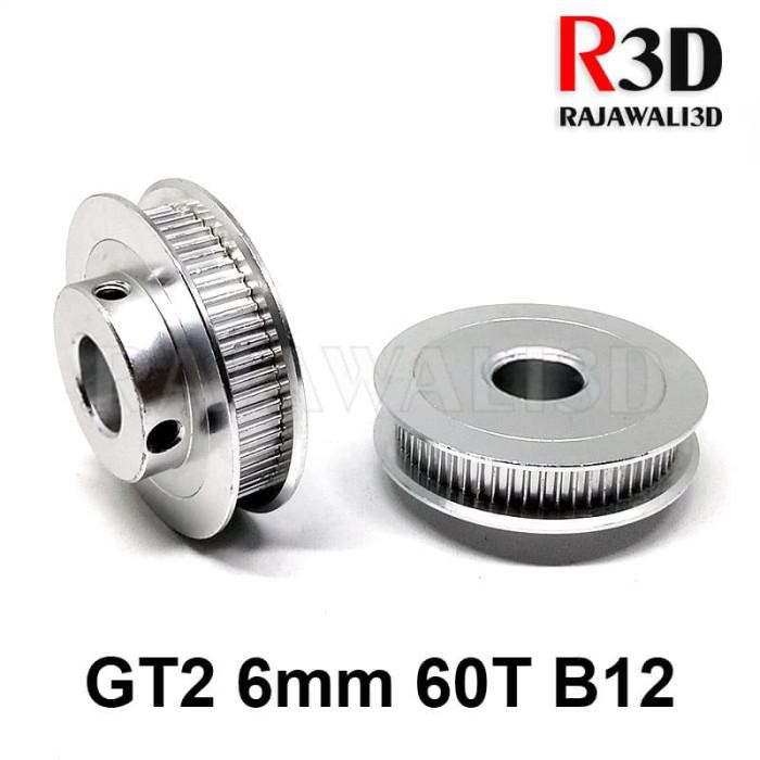 GT2 TIming Pulley 60 Teeth Bore 12mm Belt 6mm
