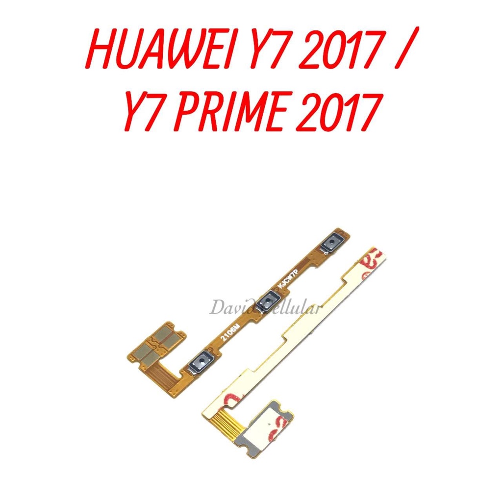 FLEKSIBEL ON OFF HUAWEI Y7 PRIME 2017 / Y7 2017 - TOMBOL DAYA ON OFF VOLUME