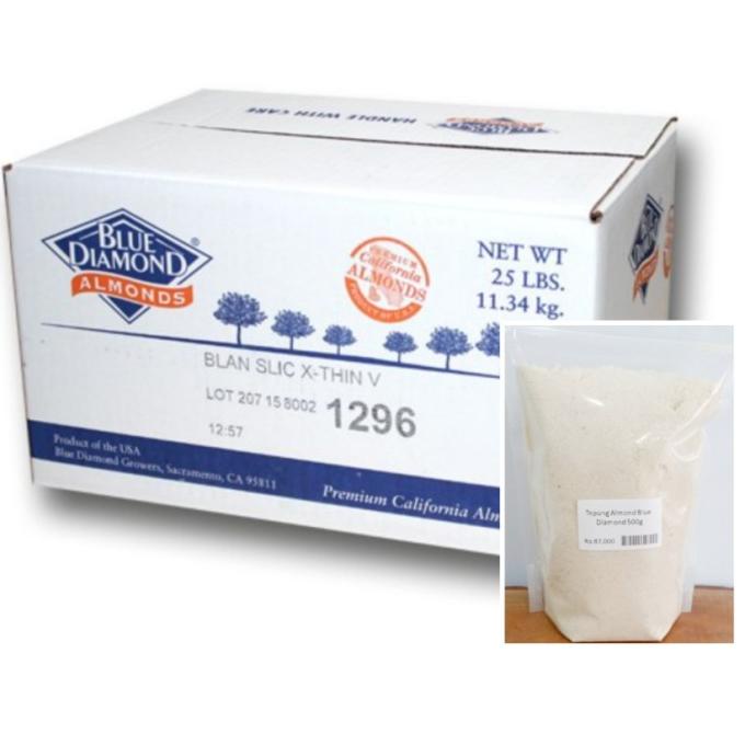 

Tepung Almond Blue diamond 500gr / Almond bubuk 500 gram