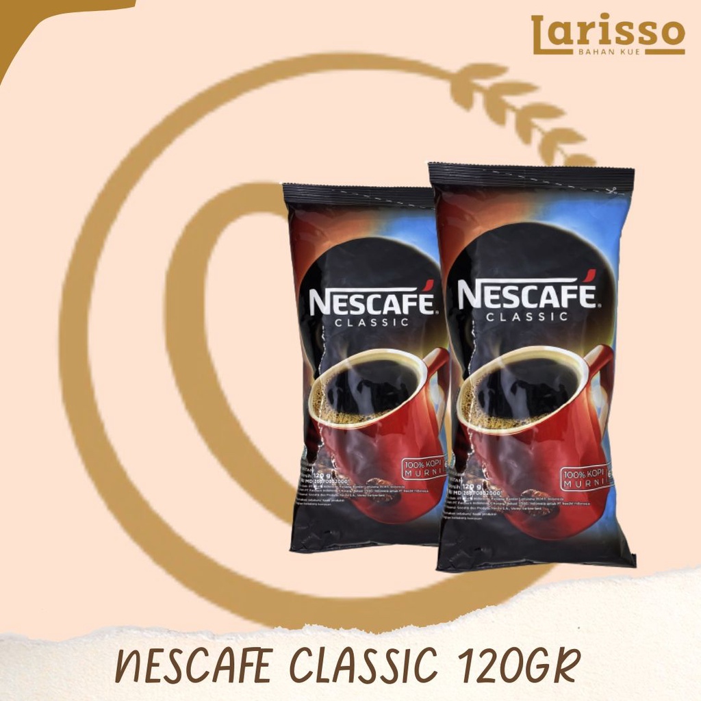 

NESCAFE CLASSIC KOPI INSTAN 120GR KOPI