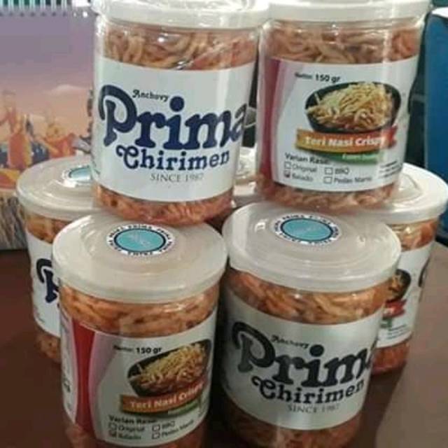 

TERI NASI CRISPY VARIAN RASA BALADO/BBQ/PEDAS MANIS