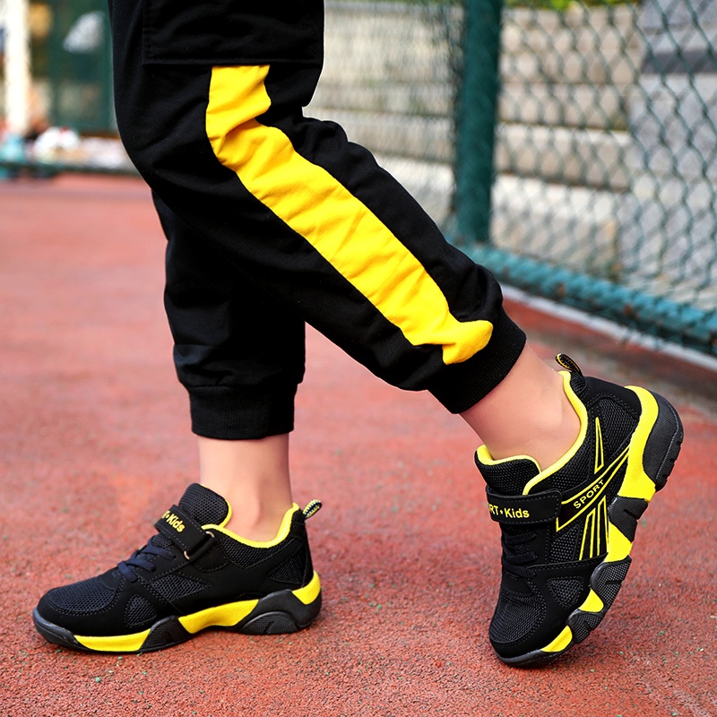 Sepatu Sneakers Kasual Bahan Mesh Breathable Untuk Anak Laki-Laki Dan Perempuan