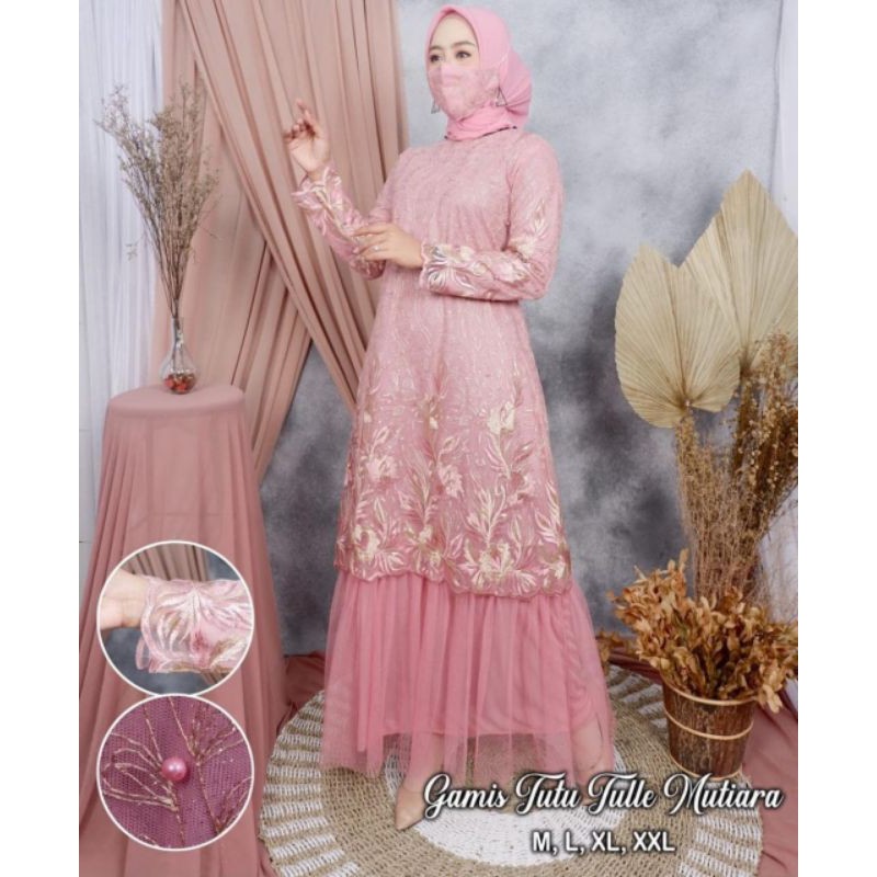 GAMIS TUTU ALEETA/KEBAYA TUTU/KEBAYA PESTA