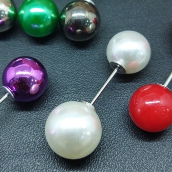 COD BROSS MUTIARA KOREA PEARL OFF WHITE AKSESORIS MUSLIM Tuspin Mutiara polos - pin peniti jilbab bros tusuk kerudung