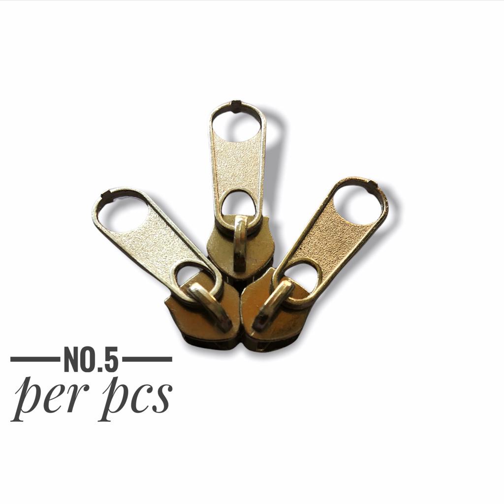 Kepala Resleting No 5 - Kepala Resleting Besi Nikel