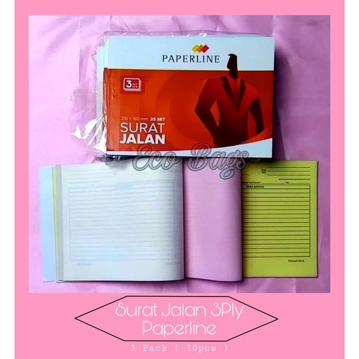 

Surat Jalan 3ply / Surat Jalan NCR 3ply Paperline / Buku Surat Jalan