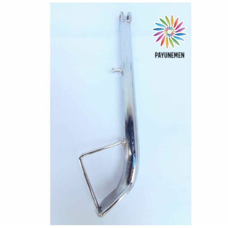 Standar Samping Motor Honda Panjang 33cm 33 cm Megapro RX King KLX Cbr150r Tiger Chrome Krom Krum