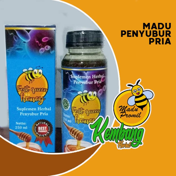 Fert Queen Honey Madu Program Hamil Wanita dan Pria Penyubur Kandungan dan Sperma Promil Suami Istri-4