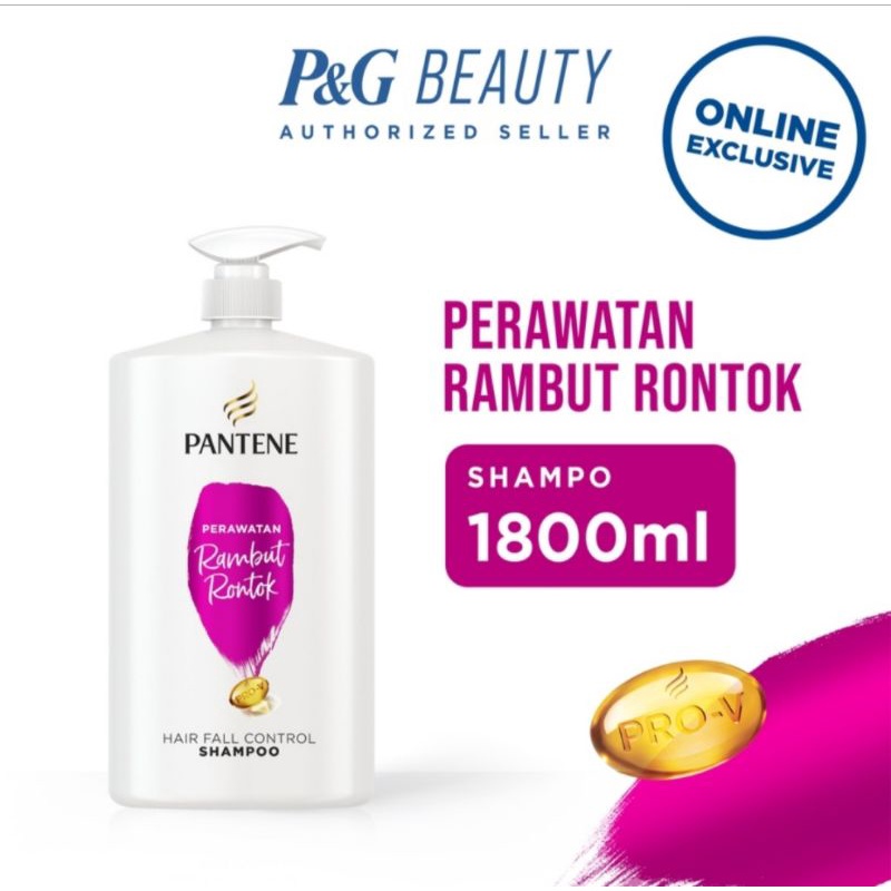 Pantene Shampo 1800 ML / 1200 ML / Rambut Rontok / Anti Ketombe / Rambut Rusak