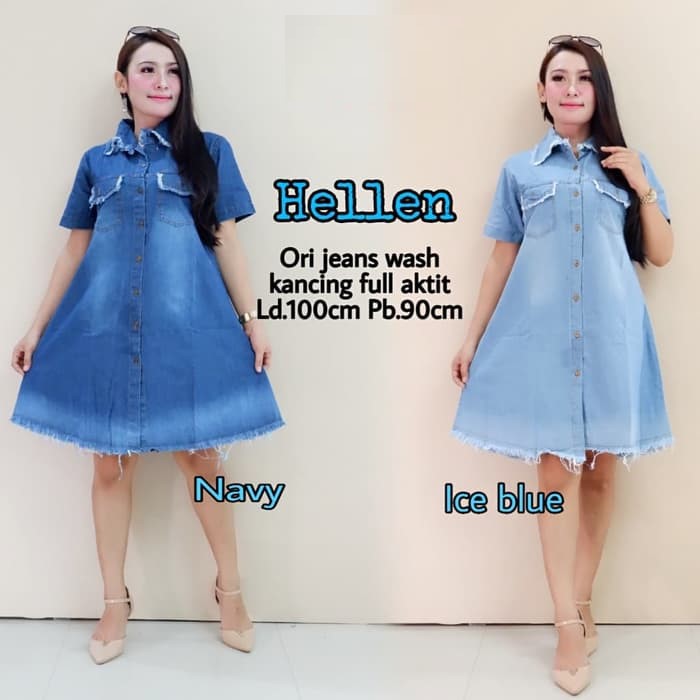 ZARINA DRESS JEANS HELEN ORIGINAL RAWIS GBM