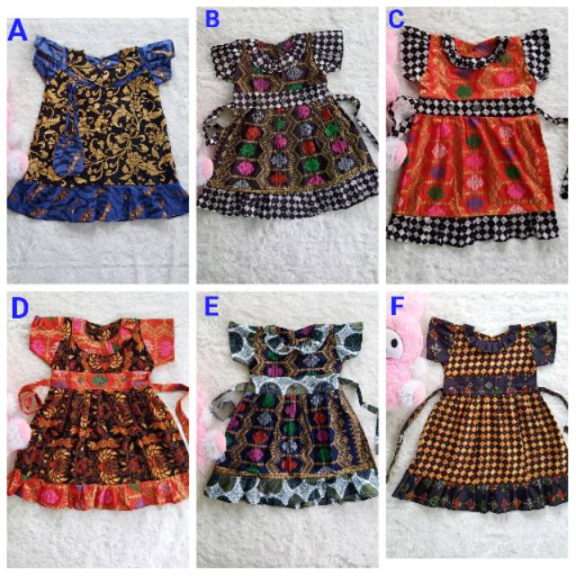 BAJU BATIK ANAK, DRESS BATIK ANAK