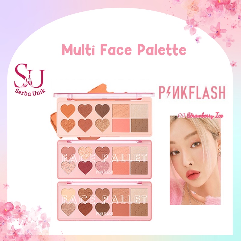 Pinkflash Multiple Face Palette | Eyeshadow | Blush | Highlighter | Contour