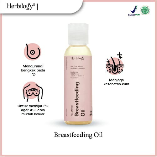 Herbilogy Breastfeeding Oil - Pelancar ASI 100ml