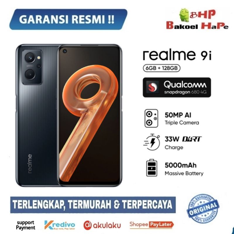 REALME 9i 6/128 - Garansi Resmi 1 Tahun