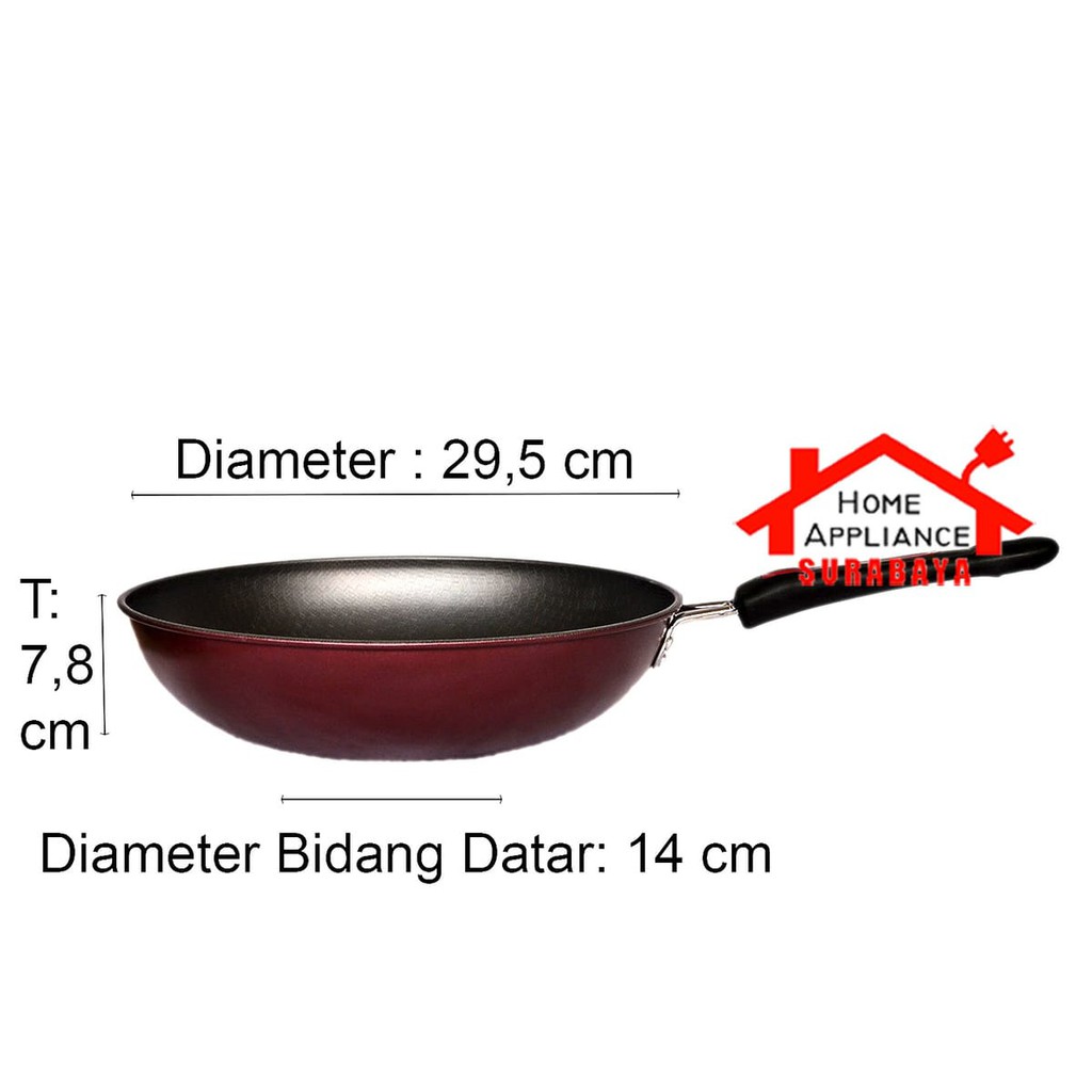 Panci Wajan Set Penggorengan Non Stick Anti Lengket 4 PCS GSF G-2429 / G2429 / G 2429