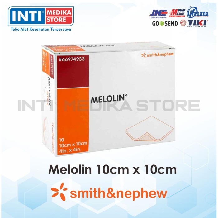 Smith & Nephew - Melolin 10Cm X 10Cm / Kasa Penyerap Nanah #98