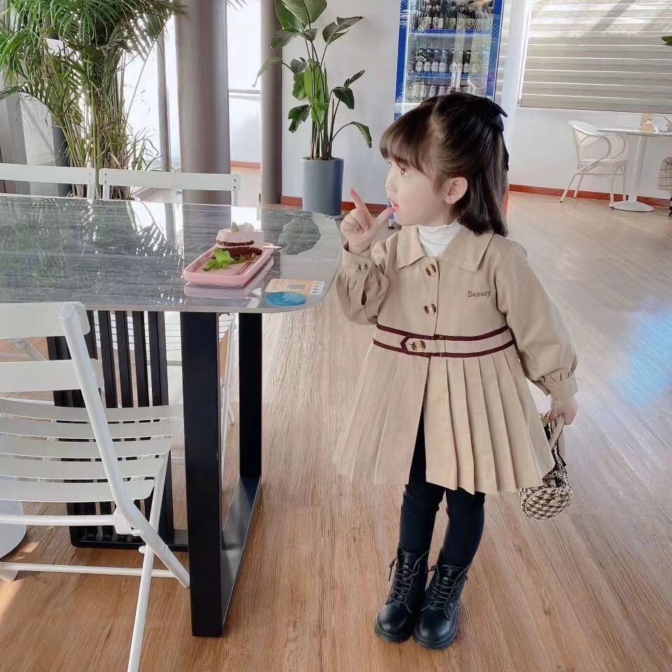 BARU! LIA023 -  Dress Blouse Outer Coat 2-5 Tahun Jaket Luaran Cardigan Korean Fashion Pergi Jalan